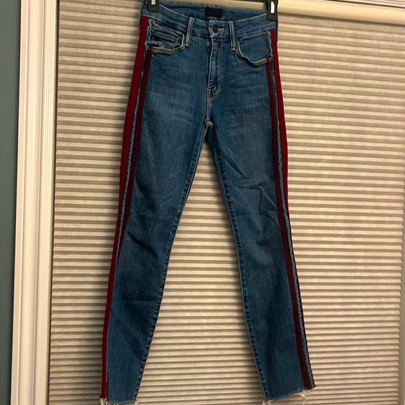 Mother -Keeping Love Alive Racer Fray Jeans - Picture 13 of 16